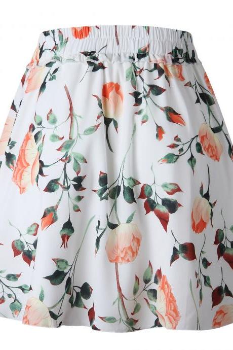 Women Summer Hot Selling Skirt Fashion Short Leopord Printed /polka Dot Pattern-style Mini Skirt
