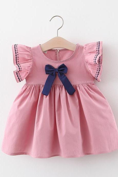 Children clothing 20 summer girl dresses children baby solid color sleeveless vest skirt infant skirt