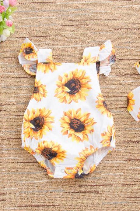 Baby Girls Long Sleeve Romper Newborn Infant Jumpsuit Playsuit Clothes Outfit