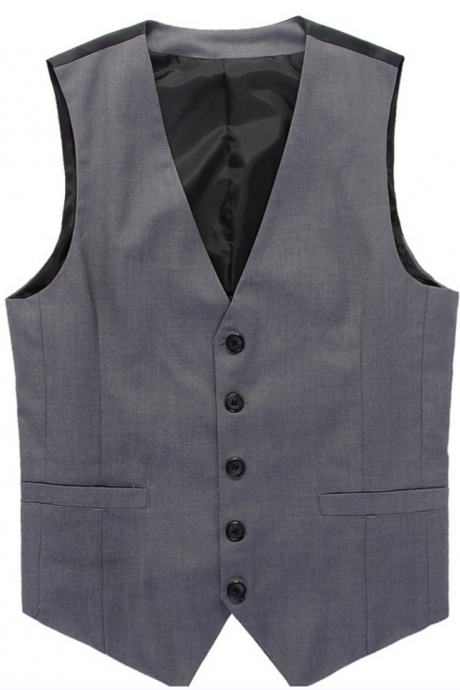 Hot Sell Men Suit Business Vest Mens Casual Waistcoat Formal Suit Vest Slim England Style Waistcoat Men Wedding Clothing