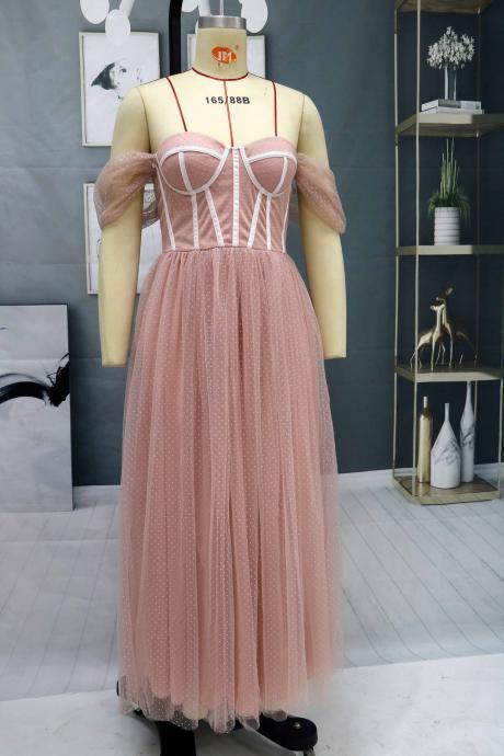  women Sequin Princess Mid-Length Wedding Dress Evening Fashion Swing Evening Dress