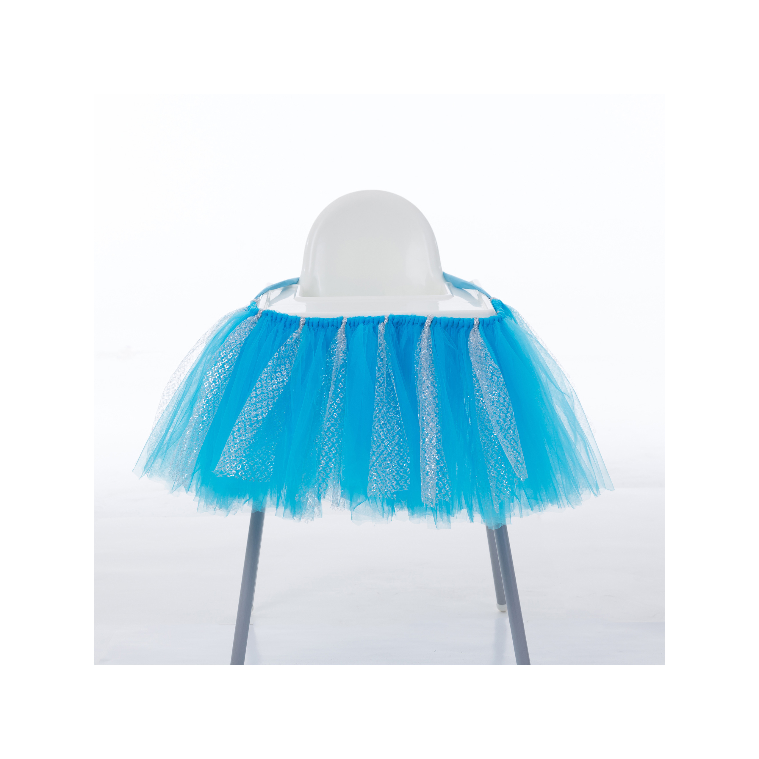 Tutu Tulle Table Skirts High Chair Decor Baby Shower Decorations