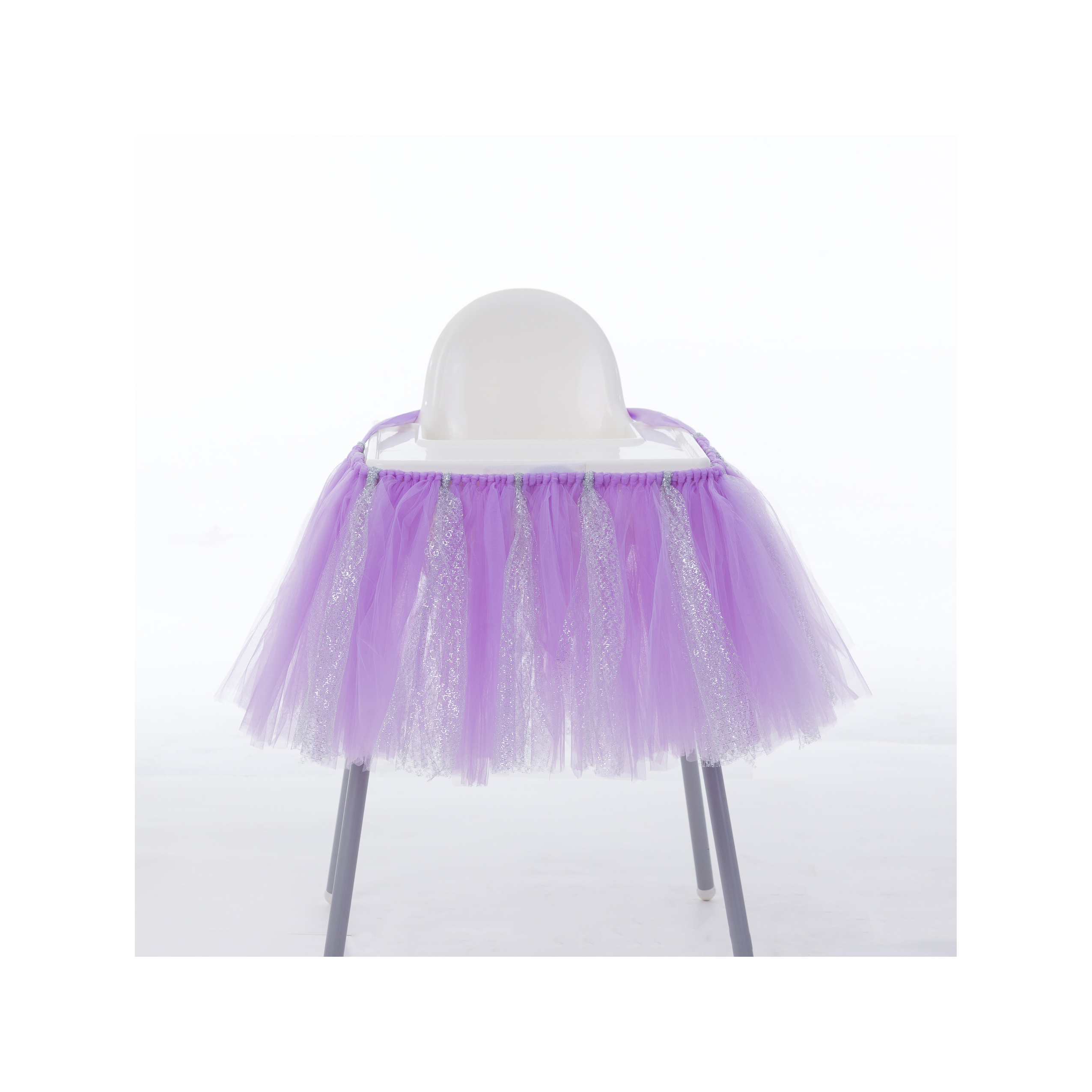 Tutu Tulle Table Skirts High Chair Decor Baby Shower Decorations