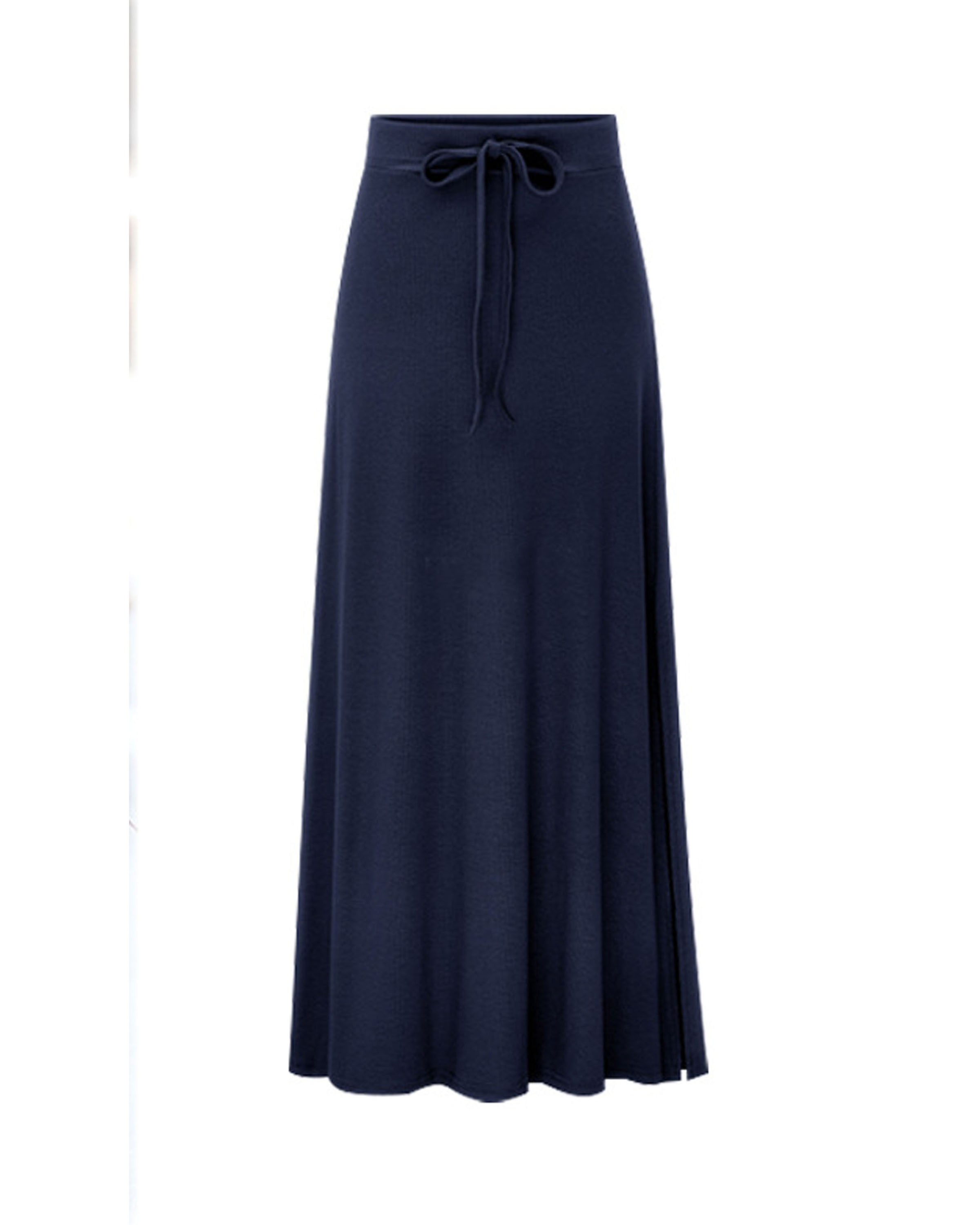 plus size navy maxi skirt