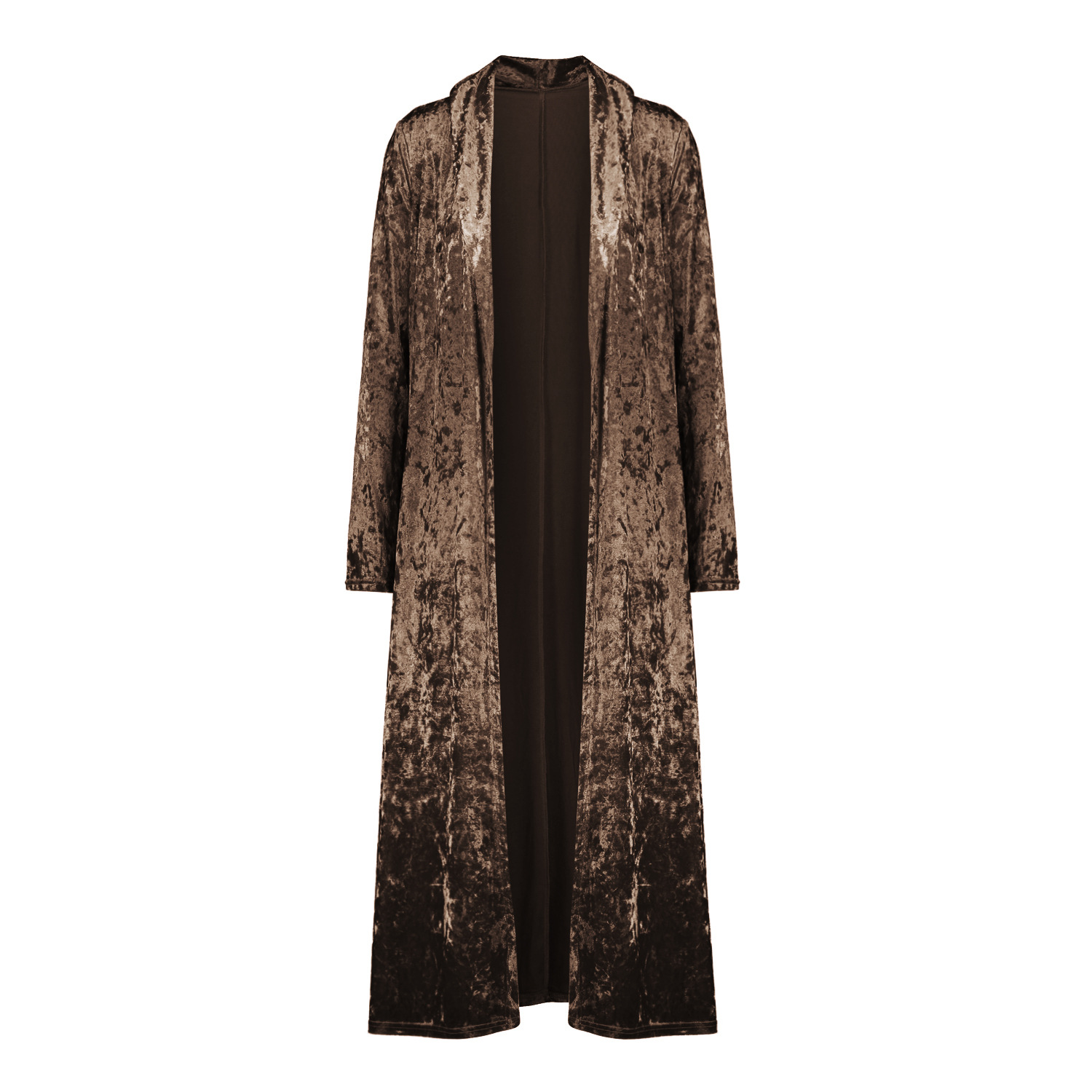 velvet maxi cardigan