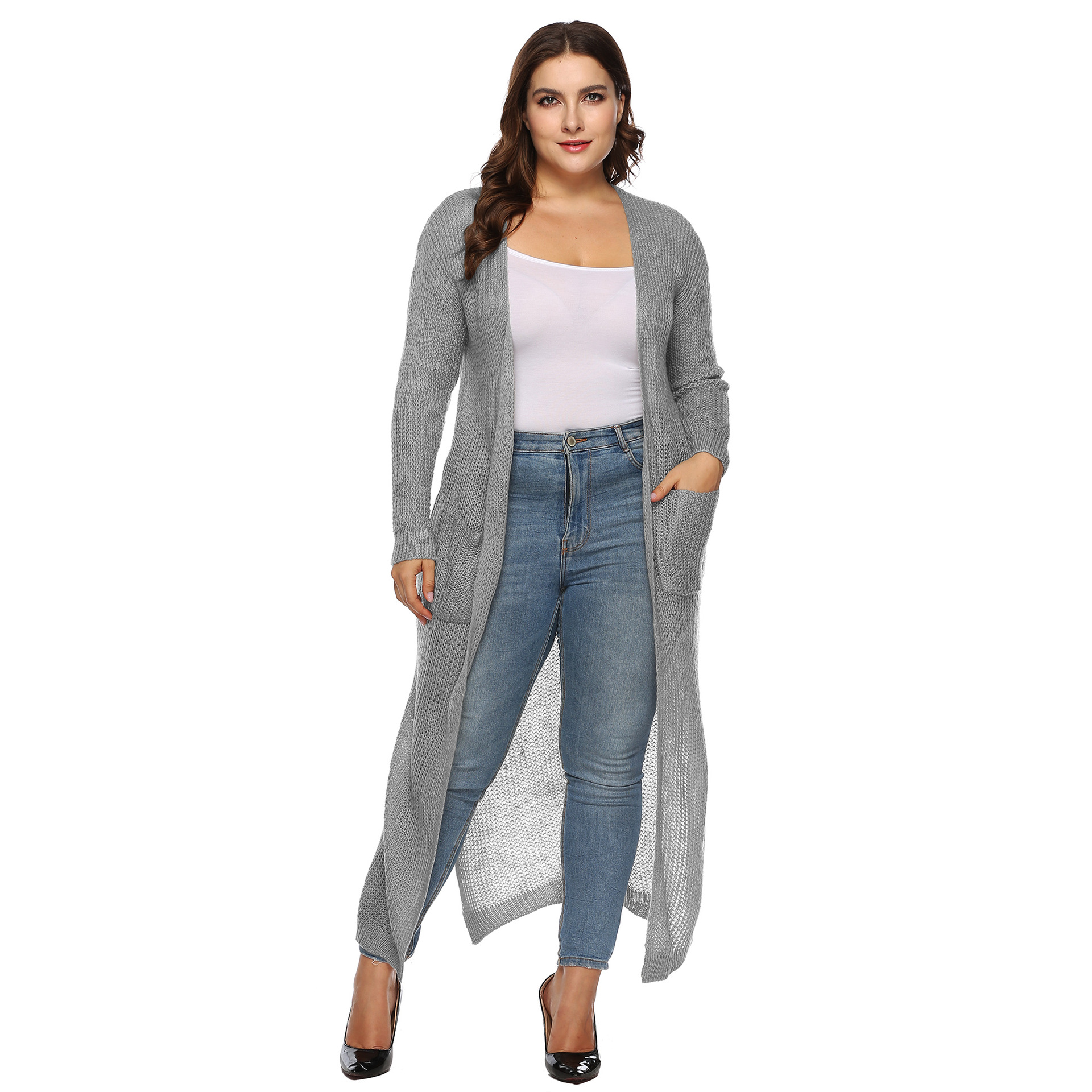 womens extra long cardigan